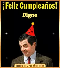 GIF Feliz Cumpleaños Meme Digna